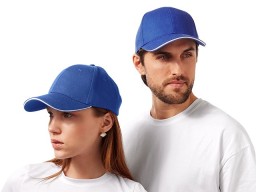 Бейсболка «Cancun», классический синий/белый