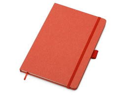 Блокнот А5 "Snow Hard" твердая обложка, 80 листов 70 гр/м2, красный