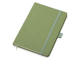 Блокнот А5 "Snow Hard" твердая обложка, 80 листов 70 гр/м2, зеленый