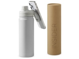 Вакуумная термобутылка с magsafe-держателем "INSIDER", 600 мл, белый