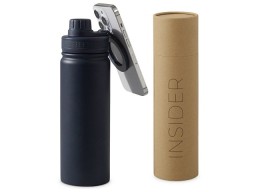 Вакуумная термобутылка с magsafe-держателем "INSIDER", 600 мл, синий