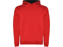 Толстовка с капюшоном "Urban" детская, красный/черный