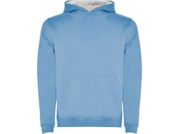 Толстовка с капюшоном "Urban" детская, небесно-голубой/белый