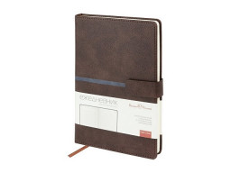 Ежедневник недатированный А5 "Lyon", коричневый