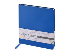 Еженедельник с каменной бумагой А5+ "Carrara", синий