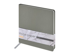 Еженедельник с каменной бумагой А5+ "Carrara", серый