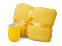 Подарочный набор «Dreamy hygge» 2.0 с пледом и термокружкой, желтый