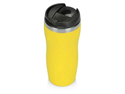 Термокружка "Mony Steel" 350 мл, soft touch, желтый (Р)