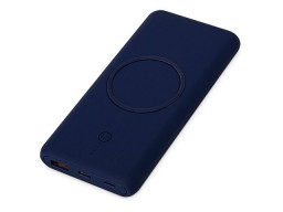 Внешний беспроводной аккумулятор c QC/PD "Reload", 10000 mAh, темно-синий (Р)