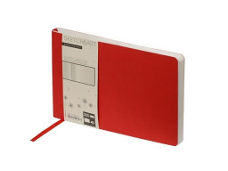 Скетчбук "Sketch & Art" в мягком переплете 210х140 мм, 48 л. белой бумаги 200 гр., красный