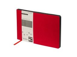 Скетчбук "Sketch & Art" в мягком переплете 210х140 мм, 48 л. черной бумаги 200 гр., красный