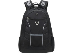 Рюкзак TORBER ПРОРЫВ с отделением для ноутбука 15", чёрный, полиэстер 600D, 35x20x47 см, 33л