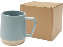 Dolce керамическая кружка объемом 300 мл с матовой отделкой, синий