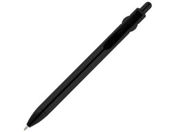 Fidget шариковая ручка из переработанной пластмассы - сплошной черный