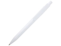 Unica шариковая ручка из переработанной пластмассы - Белый (синие чернила)