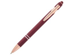 Nanna шариковая ручка с отделкой из розового золота - Бургунди (синие чернила)