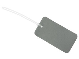 Багажная бирка «Favor» на силиконовой петле, серый