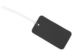 Багажная бирка «Favor» на силиконовой петле, черный