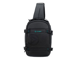 Рюкзак на одно плечо TORBER ЭКСТРИМ, чёрный, 20 х 8 х 31 см, 5л