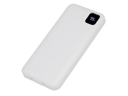 Внешний аккумулятор со встроенными кабелями «Фрэйм», 10000мач, белый