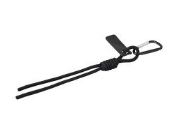 Брелок-веревочка на карабине "Trinket", черный