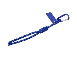 Брелок-веревочка на карабине "Trinket", синий