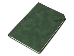 Блокнот А5 в гибкой обложке "Chaplin", зеленый