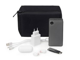 Органайзер для электроники и проводов "Aisle", черный