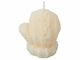 Свеча "Рукавичка", молочный