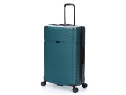 Чемодан TORBER ОНЕГА, зелёный, ABS-пластик, 79,5 х 51 х 29 см, 103 л