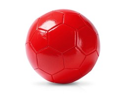 Футбольный мяч FABIO 1-го размера из искусственной кожи, красный