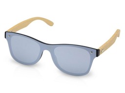 Солнцезащитные очки Tan с бамбуковыми дужками - Серебристый