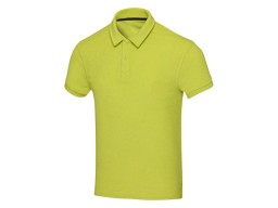 Рубашка поло унисекс "Akoya" из переработанного махрового материала - Лайм
