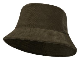 Панама "Howson" из переработанного вельвета - Зеленый лесной