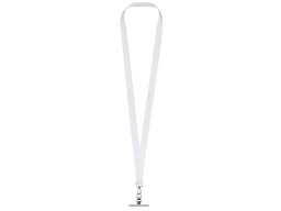 Ланъярд 2 см под сублимацию с трендовым карабином и металлическим держателем для телефона, серебристый