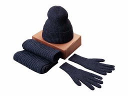 Подарочный набор  «Nordend», темно-синий меланж