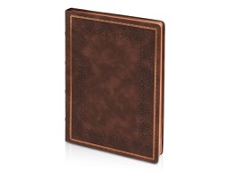 Ежедневник недатированный А4 "Royal", коричневый с бронзовым срезом