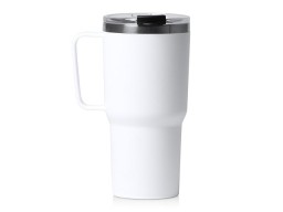 Термокружка «Кенчер» с двойными стенками из нержавеющей стали 304 и полипропилена, белый