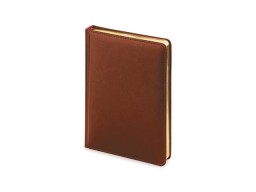 Ежедневник А5 датированный «Sidney Nebraska» 2026, коричневый (золотой обрез)