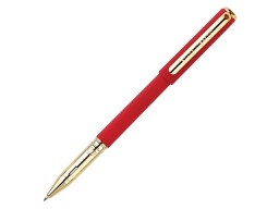 Ручка пластиковая шариковая "Parliament", 0,7 мм, синие чернила, красный/золотистый