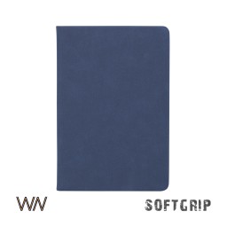 Ежедневник недатированный "Флоренция", А5, покрытие soft grip, синий