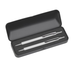 Набор "Ray" (ручка+карандаш), покрытие soft touch, белый