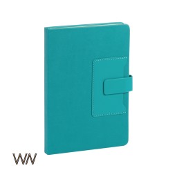 Ежедневник недатированный "Монти", формат А5, бирюзовый