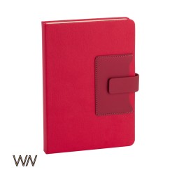 Ежедневник недатированный "Монти", формат А5, красный