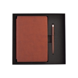 Набор подарочный "Форум", коричневый