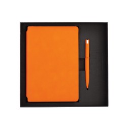 Набор подарочный "Форум", оранжевый