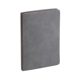 Ежедневник недатированный "Турин" , формат А5, серый с черным
