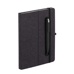 Блокнот "Magnet" с ручкой Jupiter на магните, с подставкой под смартфон, черный