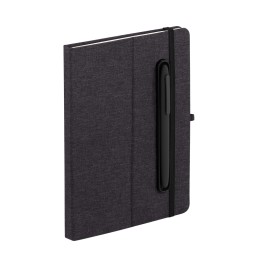 Блокнот "Magnet" с ручкой Vega на магните, с подставкой под смартфон, черный