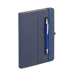 Блокнот "Magnet" с ручкой Ray на магните, с подставкой под смартфон, темно-синий